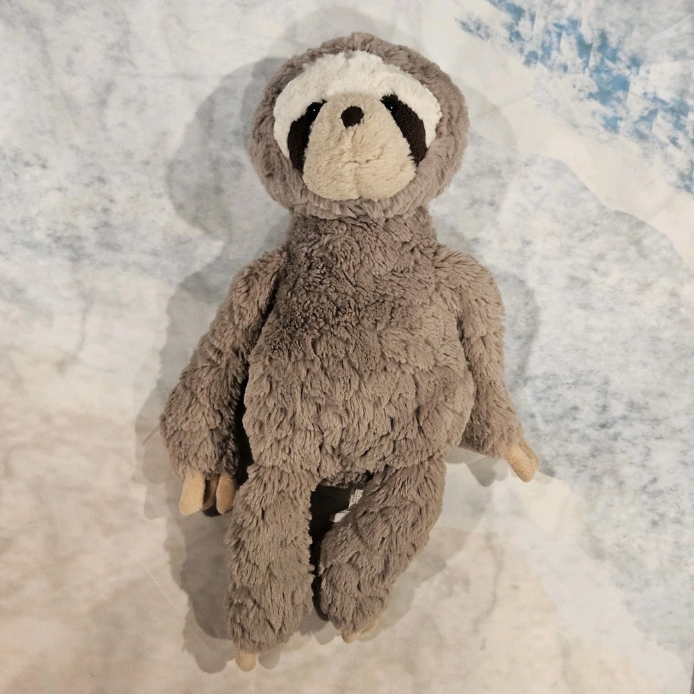 Mary Meyer Sloth Plush 13"‎ Brown Tan Soft Stuffed Animal Toy